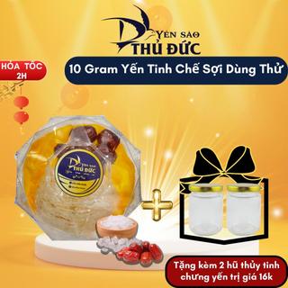 Tổ Yến Tinh Chế Sợi Cao Cấp Dùng Thử 10 Gram Nguyên Chất 100% - Yến Sào Thủ Đức