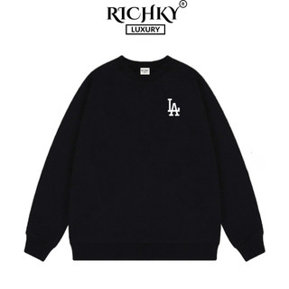 Áo sweater richky premium nỉ unisex mlb la