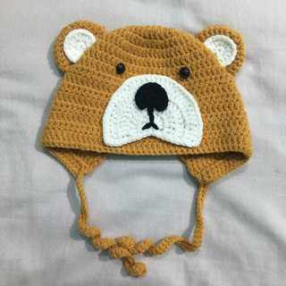 Mũ len HandMade hình gấu