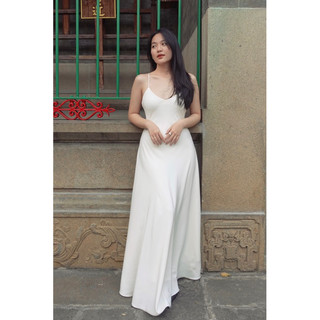 Đầm lụa dây dáng xoè từ hông Jane dress - Ore.wardrobe