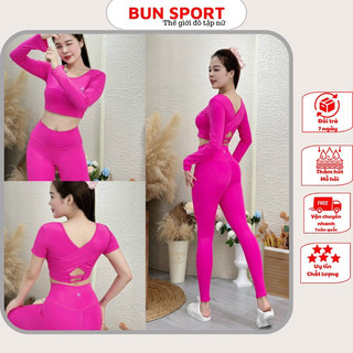 Đồ tập nữ,sét đồ tập gym nữ,bộ tập gym,yoga quần dài áo dài tay TH