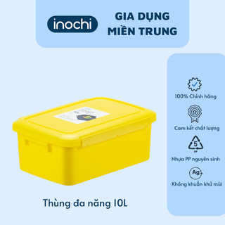 Thùng nhựa đa năng đựng đồ chơi, quần áo trẻ em Inochi 10L (tiêu chuẩn Nhật Bản)