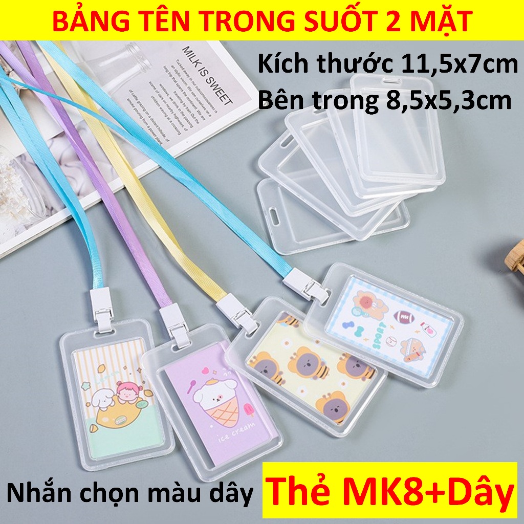 Thẻ đeo MK8 Thẻ vali Tag hành lý Thẻ chìa khóa Móc khóa name tag Thẻ đánh dấu chìa khóa magic1