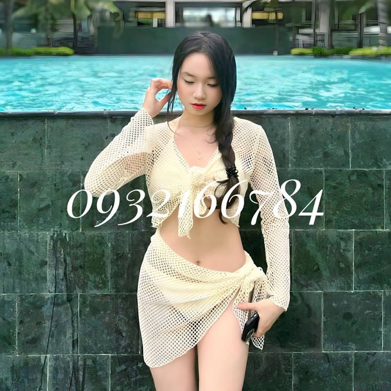 Bikini Đồ Bơi Nữ 4 Mảnh Qccc Có Size