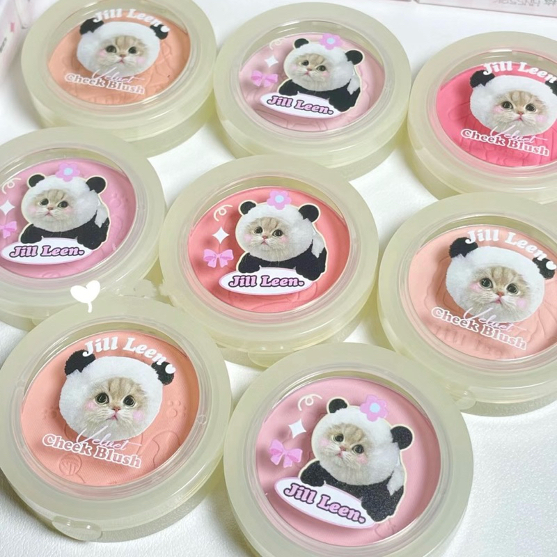 [JILL LEEN] Phấn Má Hồng Đơn Sắc JILL LEEN Too Cute Hoạ Tiết Mèo Ú Xinh Xắn | BigBuy360 - bigbuy360.vn