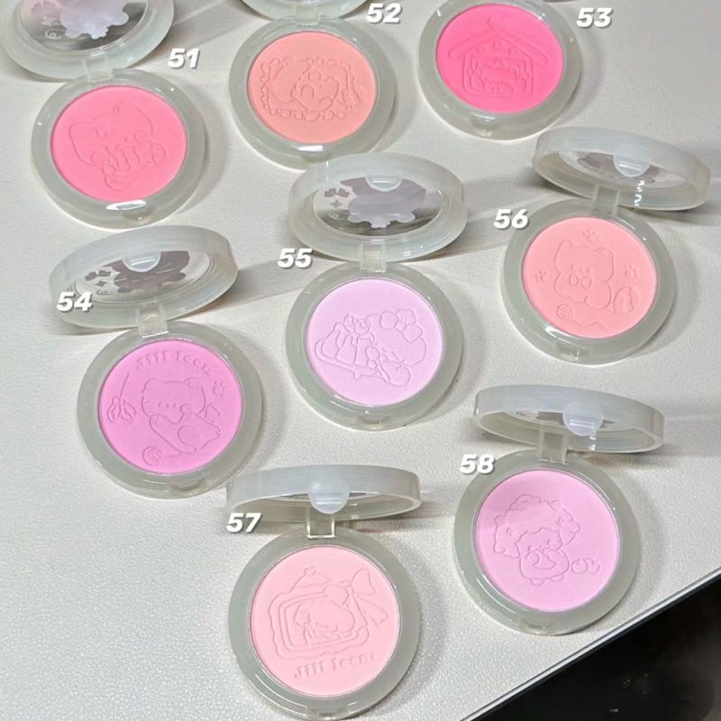 [JILL LEEN] Phấn Má Hồng Đơn Sắc JILL LEEN Too Cute Hoạ Tiết Mèo Ú Xinh Xắn | BigBuy360 - bigbuy360.vn