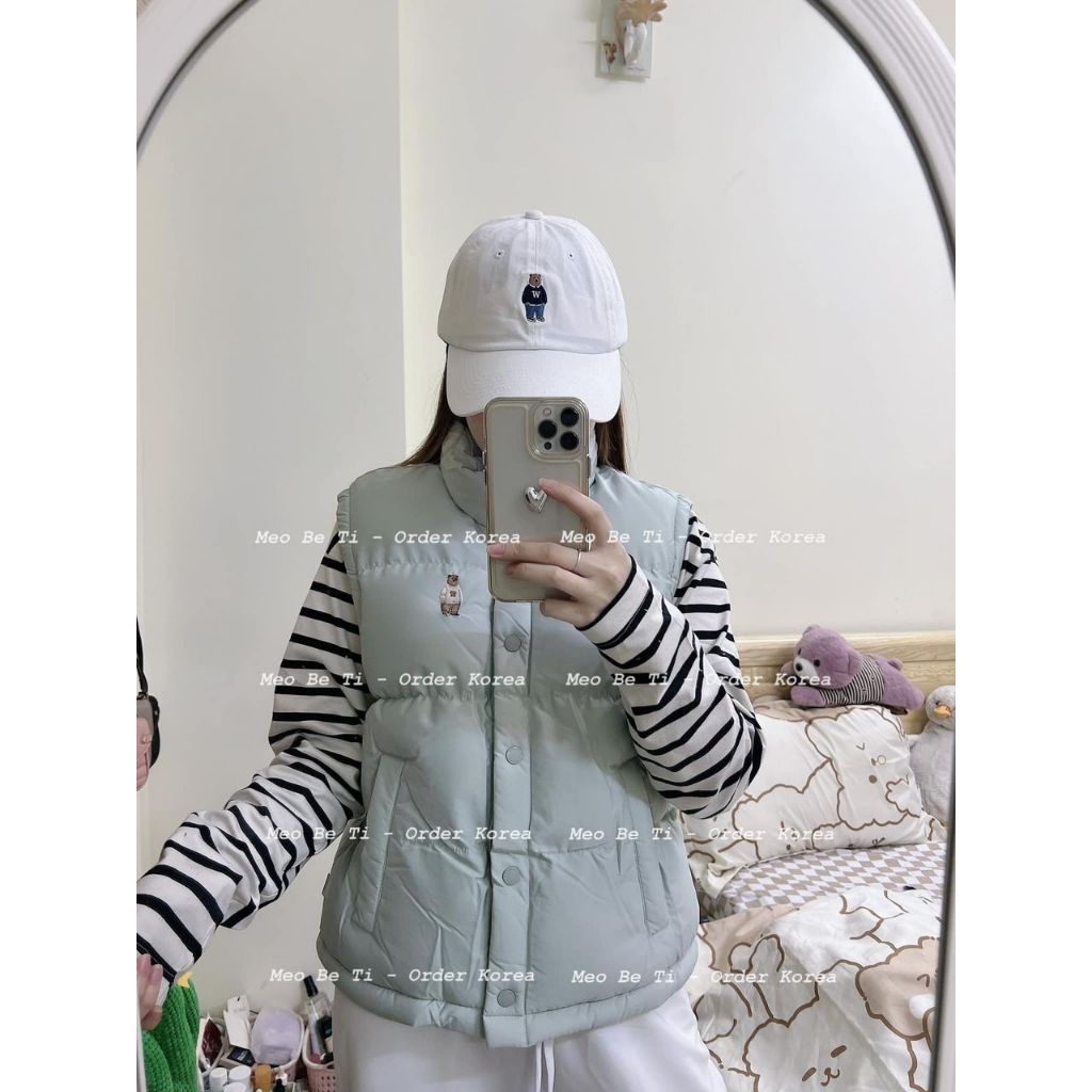 Áo gile phao gấu nhỏ sale 64% [Gom Sale - Chính Hãng]