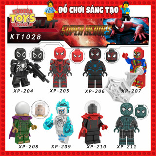 Xếp hình Minifigure Marvel Siêu anh hùng Spider Man Người Nhện : Vũ Trụ Mới - Đồ Chơi Lắp Ghép Sáng Tạo - KORUIT KT1028