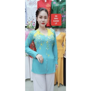 ÁO BÀ BA HOA MAI 5D( KHÔNG KÈM QUẦN)
