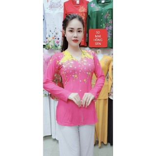 ÁO BÀ BA HOA MAI 5D( KHÔNG KÈM QUẦN)