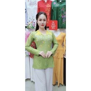 ÁO BÀ BA HOA MAI 5D( KHÔNG KÈM QUẦN)