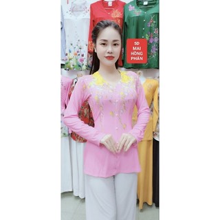 ÁO BÀ BA HOA MAI 5D( KHÔNG KÈM QUẦN)