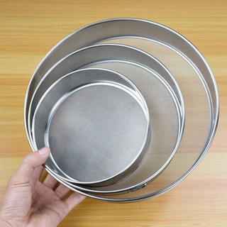  Rây Bột Inox 304 lổ 0.5mm Mesh 60  ĐẸP Có Móc Treo Lỗ Mịn Nhỏ Được Gia Công Chắc Chắc Bền Sàng Lọc Các Loại Bột 