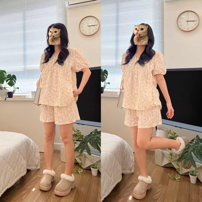 𝐚𝐬𝐡𝐞𝐱𝐢𝐧𝐜𝐡𝐚𝐨:  pyjama, bộ mặc nhà thiết kế babydoll x yukata