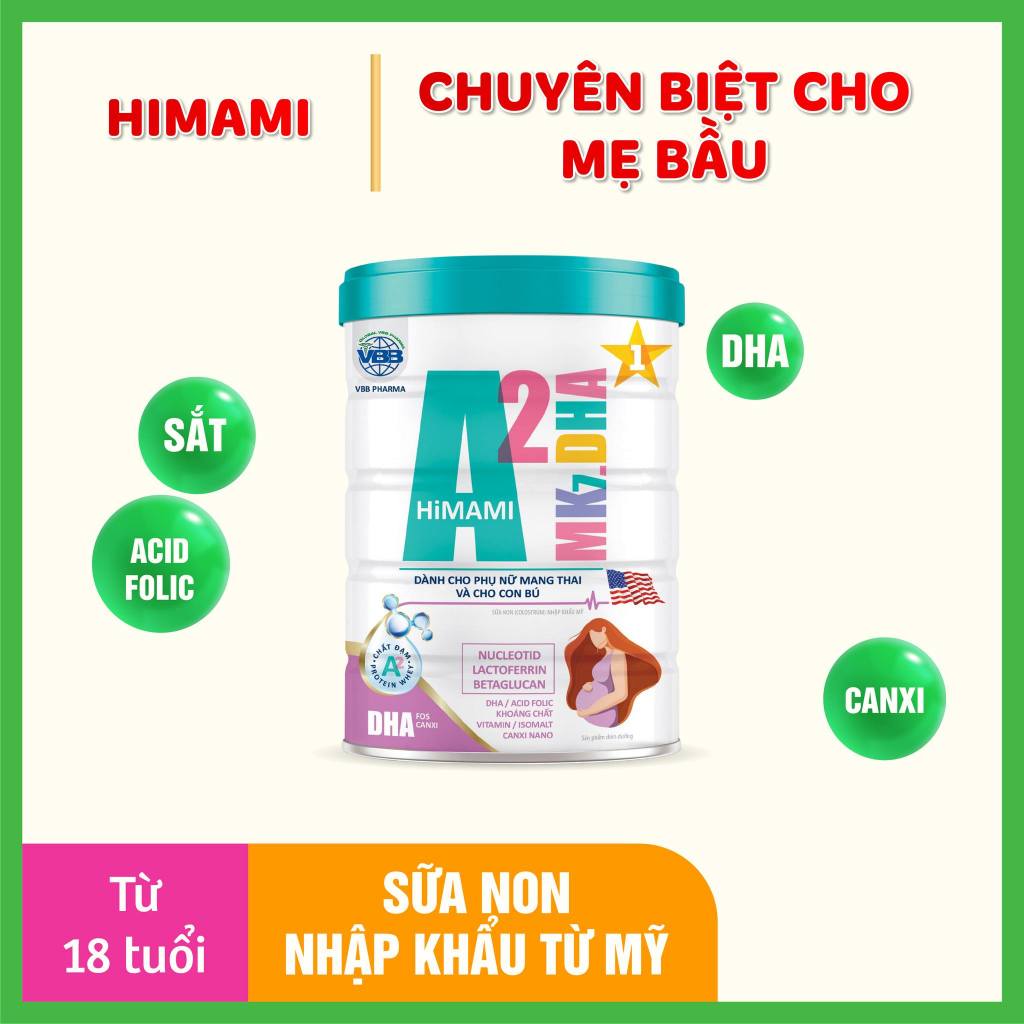 Sữa Bột A2 MK7-DHA Mami- Phụ Nữ mang Thai