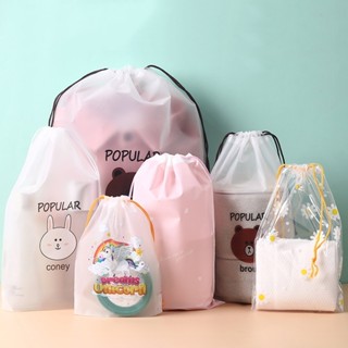 🍉(Set 10) Túi Dây Rút Đựng Giầy Dép,Quần Áo, Đồ Lót Chống Nước Nhiều Mẫu - Túi đa năng 🍉