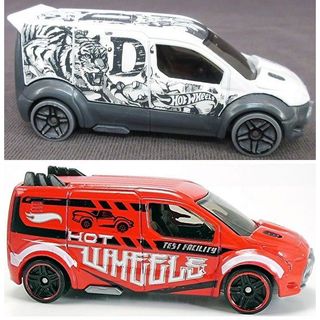 Xe mô hình Hot Wheels HW Ford Transit Connect