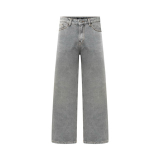 (Chính Hãng AMRISH) Quần Straight Baggy Jeans - Grey