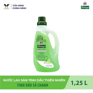 Chai Nước Lau Sàn 365 Max Botany Tinh Dầu Sả Chanh 1.25L làm sạch bóng sàn nhà, ngăn côn trùng, an toàn cho da bé