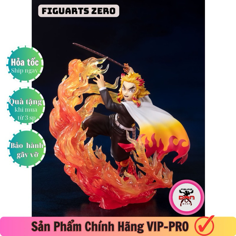 Mô hình kimetsu no yaiba cao cấp : Viêm trụ rengoku figutaz zero