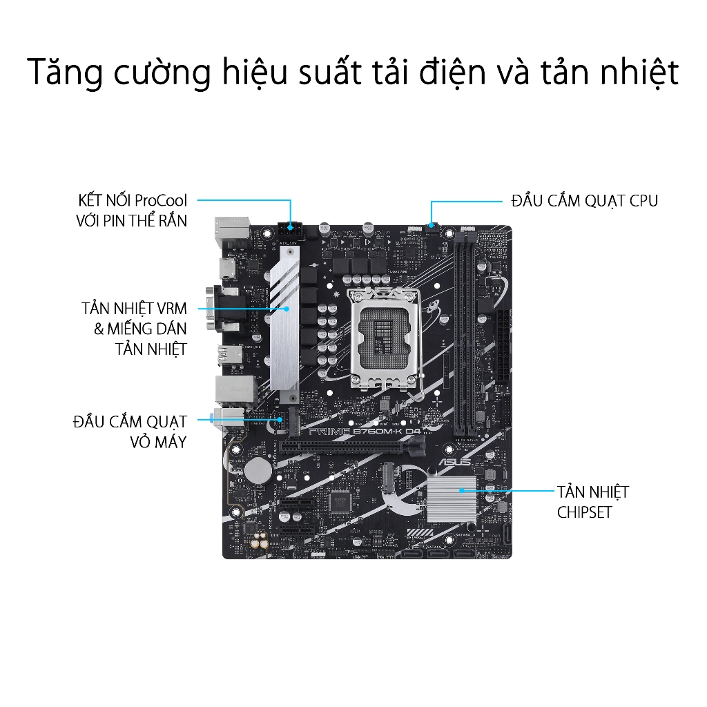 Mainboard Asus PRIME B760M-K DDR4 chính hãng | BigBuy360 - bigbuy360.vn