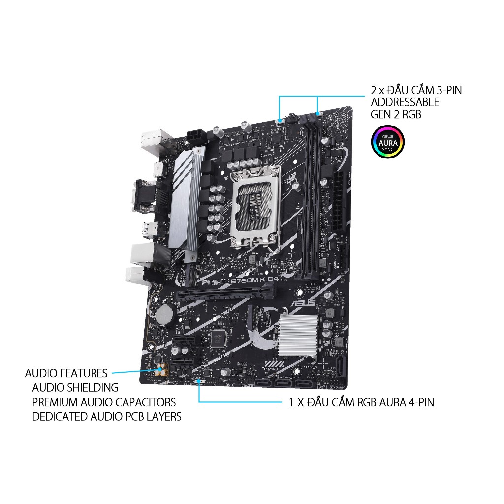 Mainboard Asus PRIME B760M-K DDR4 chính hãng | BigBuy360 - bigbuy360.vn
