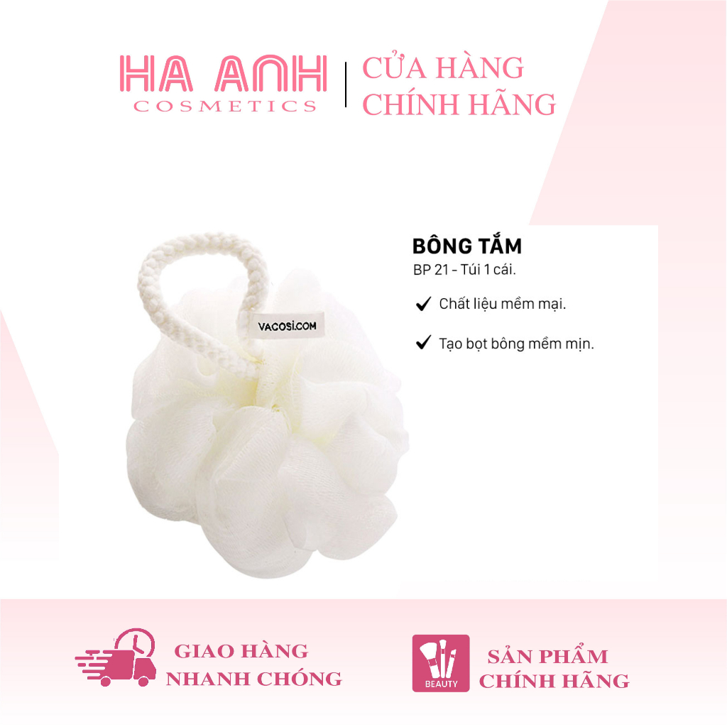 Bông Tắm Vacosi Plastic Bath Sponge - BP21
