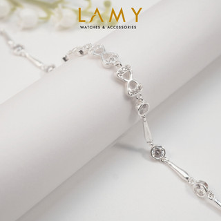 Lắc tay bạc cde modern bow silver cde2147sv - lắc tay bạc ý 925