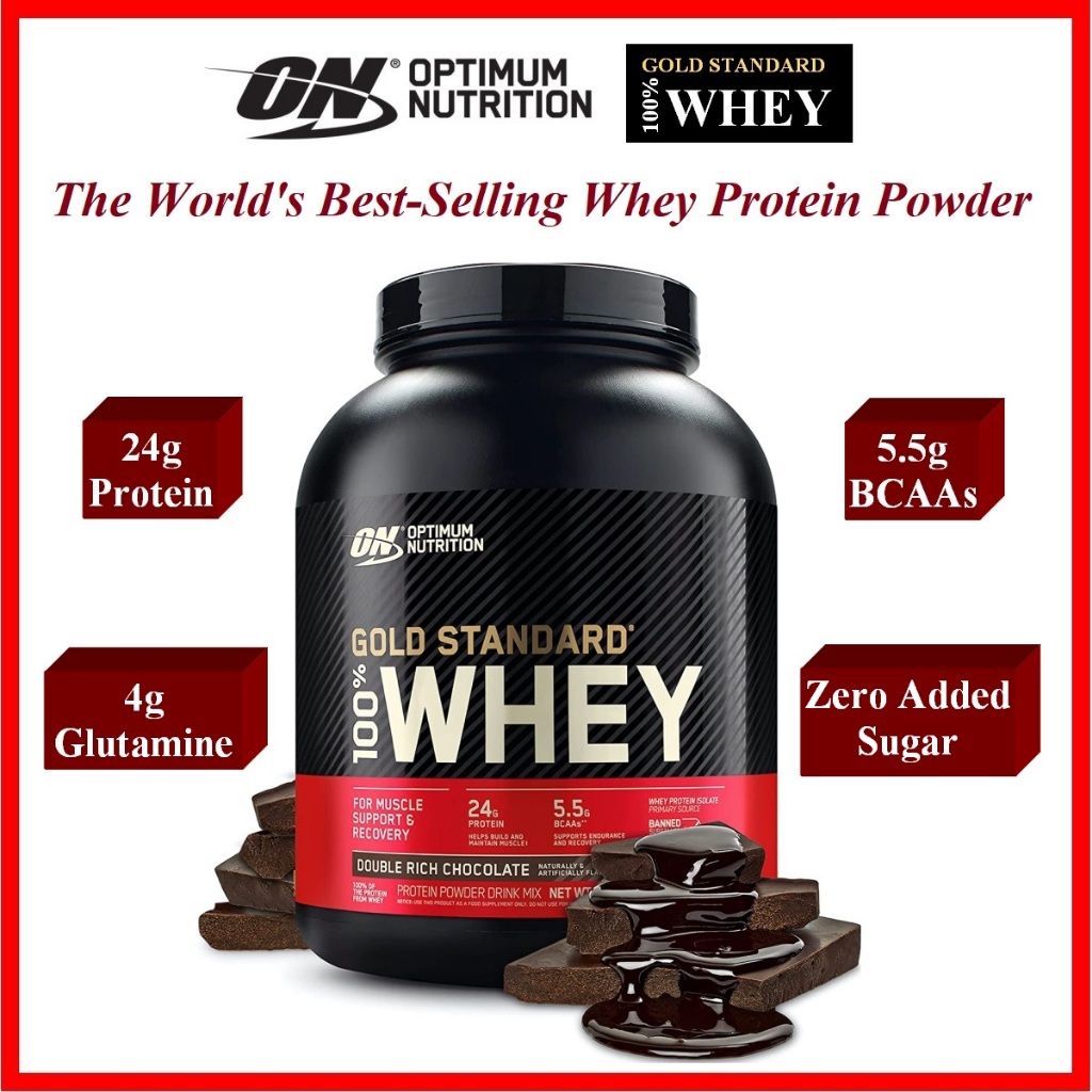 Bột sữa ON Whey Gold Standard 5Lbs 2,3kg Whey Isolate hấp thu cực nhanh, tăng cường sức khoẻ