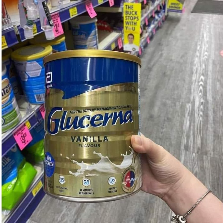 Sữa Bột Dành Cho Người Tiểu Đường Glucerna Vanilla 850G Úc
