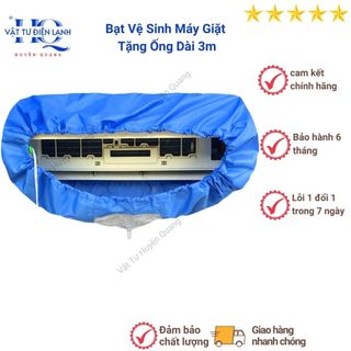 Bạt vệ sinh máy lạnh, áo trùm vệ sinh máy lạnh 3 lớp cao cấp - tặng dây luồn 2,8m
