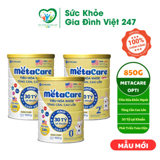 Sữa MetaCare Gold OPTI 0+ 2+ 1+ 900G - 850G Tiêu hóa khỏe tăng hấp thu