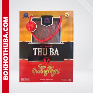 Bò khô Thu Ba - Bò khô sợi loại 500g (Hộp giấy)