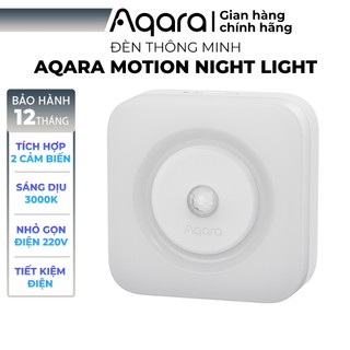 Đèn ngủ cảm biến Aqara LED 3000K, Tích hợp Cảm biến ánh sáng và Chuyển Động Thông Minh, Tiêu thụ điện thấp