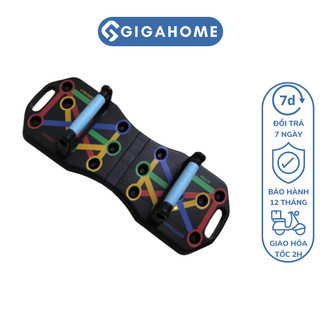 Dụng cụ hít đất, chống đẩy đa năng gigahome có kẻ vạch hướng dẫn tập ngực, vai 8279