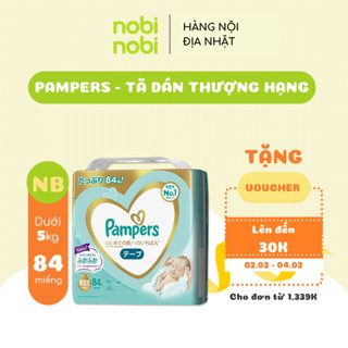 Tã Bỉm Dán Pampers Nhật Thượng Hạng, Size NB84 S78 M64 L52 Hàng nội địa