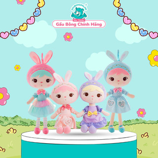 Gấu bông búp bê metoo jibao váy dễ thương nhiều màu 45 cm, gấu bông online cao cấp