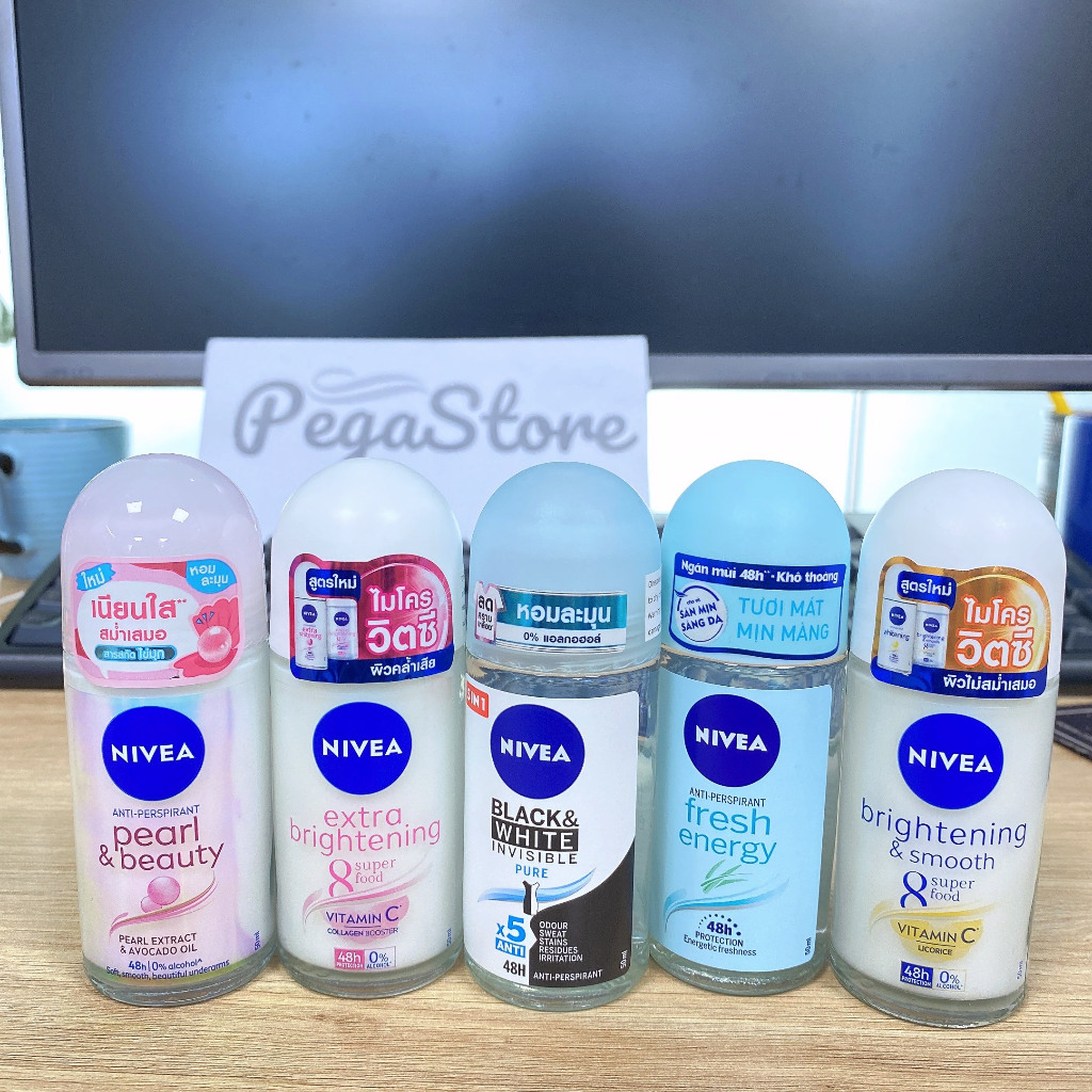 Lăn nách Nivea lăn khử mùi 50ml lăng nách nữ các mùi chai lăn khử mùi hôi nách 48h