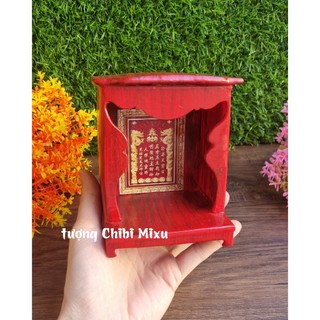 (Nhiều size) Bàn Thờ Thần Tài Thổ Địa mini - khách đọc kỹ kích thước trong phần mô tả