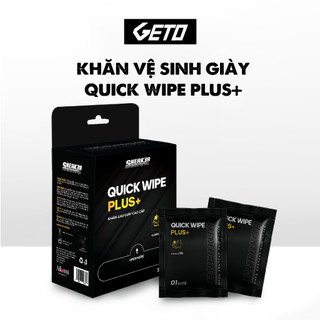 Khăn lau vệ sinh giày siêu sạch Quick Wipe Plus Sneak3r bản cao cấp chính hãng
