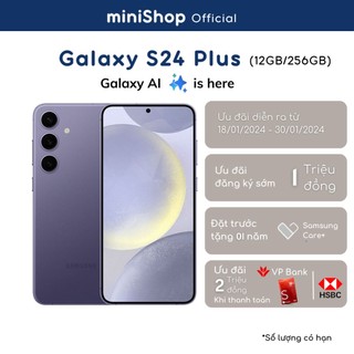 Điện thoại samsung galaxy s24 plus 5g - hàng chính hãng