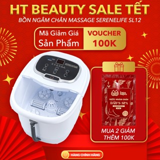 Bồn ngâm chân massage tự động 6 con lăn massage tự động cao cấp SereneLife SL12 HT Beauty