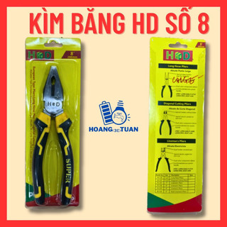 Kìm sắt kiềm cắt HD đa năng, kìm mỏ bằng, kìm mỏ nhọn , tiêu chuẩn