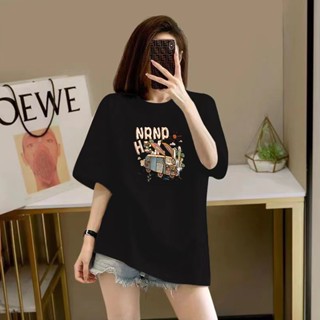 [Form Rộng] Áo thun nữ dáng rộng - Áo phông nữ form rộng 95% cotton - Loza G0129