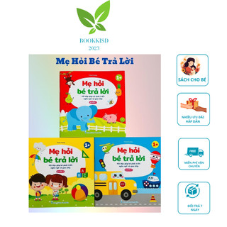 Sách Mẹ hỏi bé trả lời, hỏi đáp giúp bé phát triển ngôn ngữ và giao tiếp (Bộ 3 cuốn) Hải Anh Books