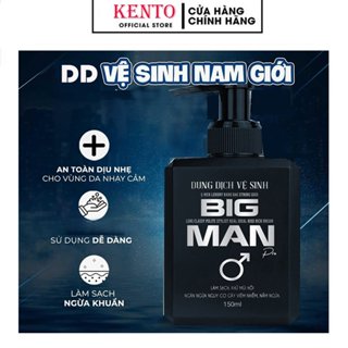 Dung Dịch Vệ Sinh Nam Big Man 150ML Hết Nấm Ngứa Mùi Hôi Vùng Kín