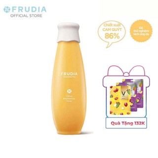 [Tặng 132k] Nước Hoa Hồng Dưỡng Ẩm Giúp Làm Sáng Da Từ Cam Quýt Frudia Citrus Brightening Toner 195ml