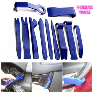 Bộ dụng cụ sửa chữa nội thất ô tô xe hơi - Bộ 11 dụng cụ tháo gỡ nội thất ô tô bằng nhựa