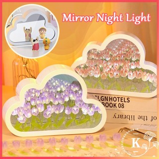 【Free Bag】Đèn Ngủ led Hình Hoa tulip Khung Ảnh Để Bàn Trang Trí Phòng Ngủ Sáng Tạo Làm Quà Sinh Nhật