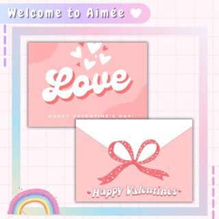 Thiệp 14/2 Valentine, valentine's day, ngày lễ tình nhân, thiệp tặng người thương |Ver 3| 2024